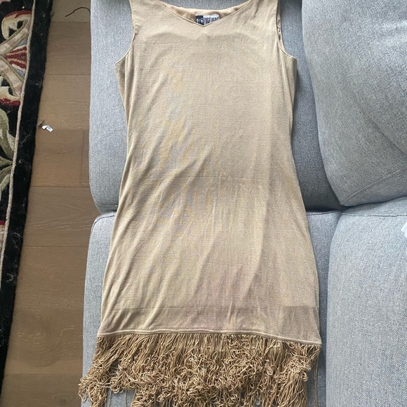 Together Gold Fringe Dress - Picture 1 of 6